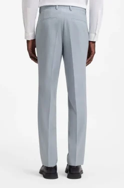 Extra Slim-Fit Popeline-Anzug aus Woll-Mix