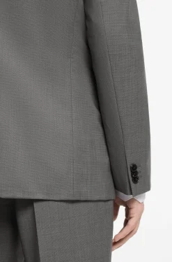 Extra Slim-Fit Sakko aus strukturierter Schurwolle