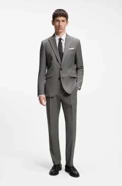 Extra Slim-Fit Sakko aus strukturierter Schurwolle