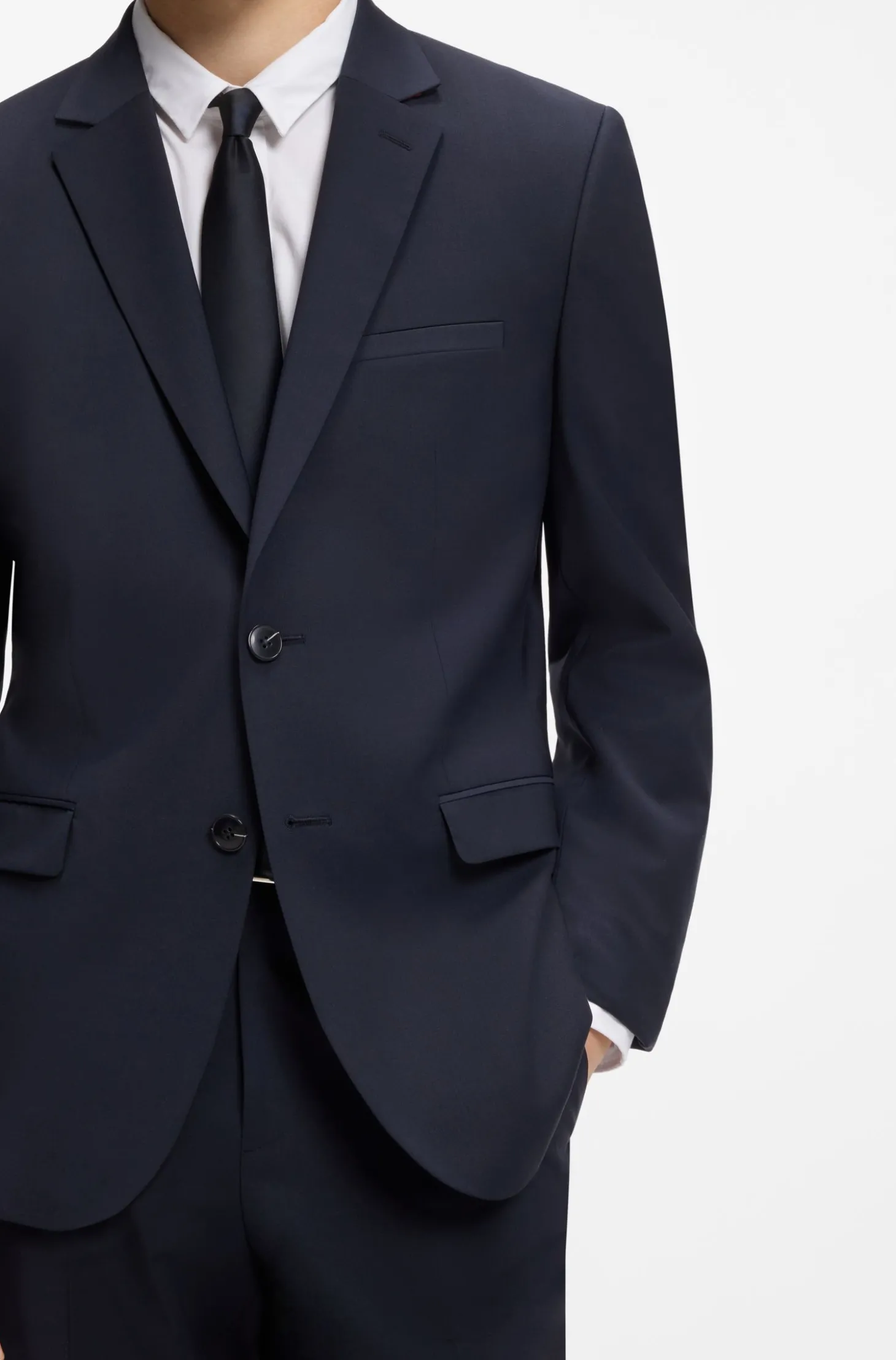 Extra Slim-Fit Sakko aus Woll-Mix