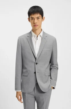 Extra Slim-Fit Sakko aus Woll-Mix