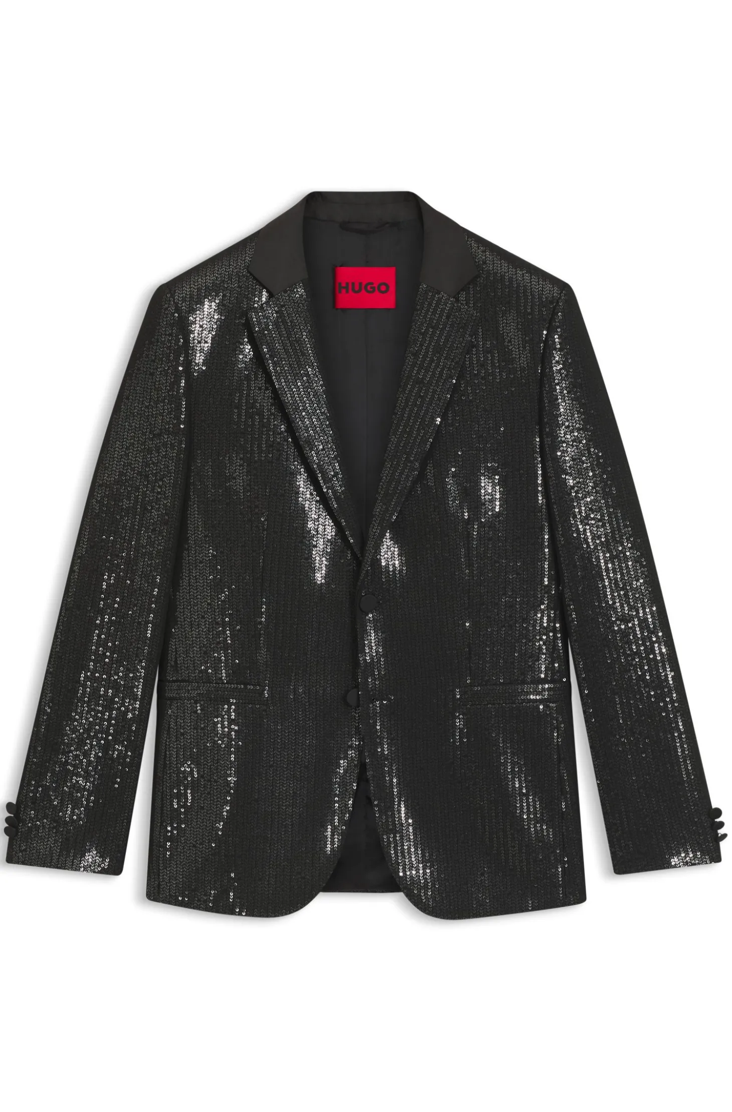 Extra Slim-Fit Sakko mit Pailletten