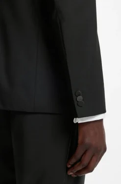 Extra Slim-Fit Smoking-Jackett aus Woll-Mix