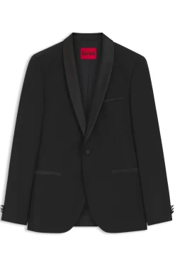 Extra Slim-Fit Smoking-Jackett aus Woll-Mix