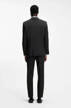 Extra Slim-Fit Smoking-Jackett aus Woll-Mix