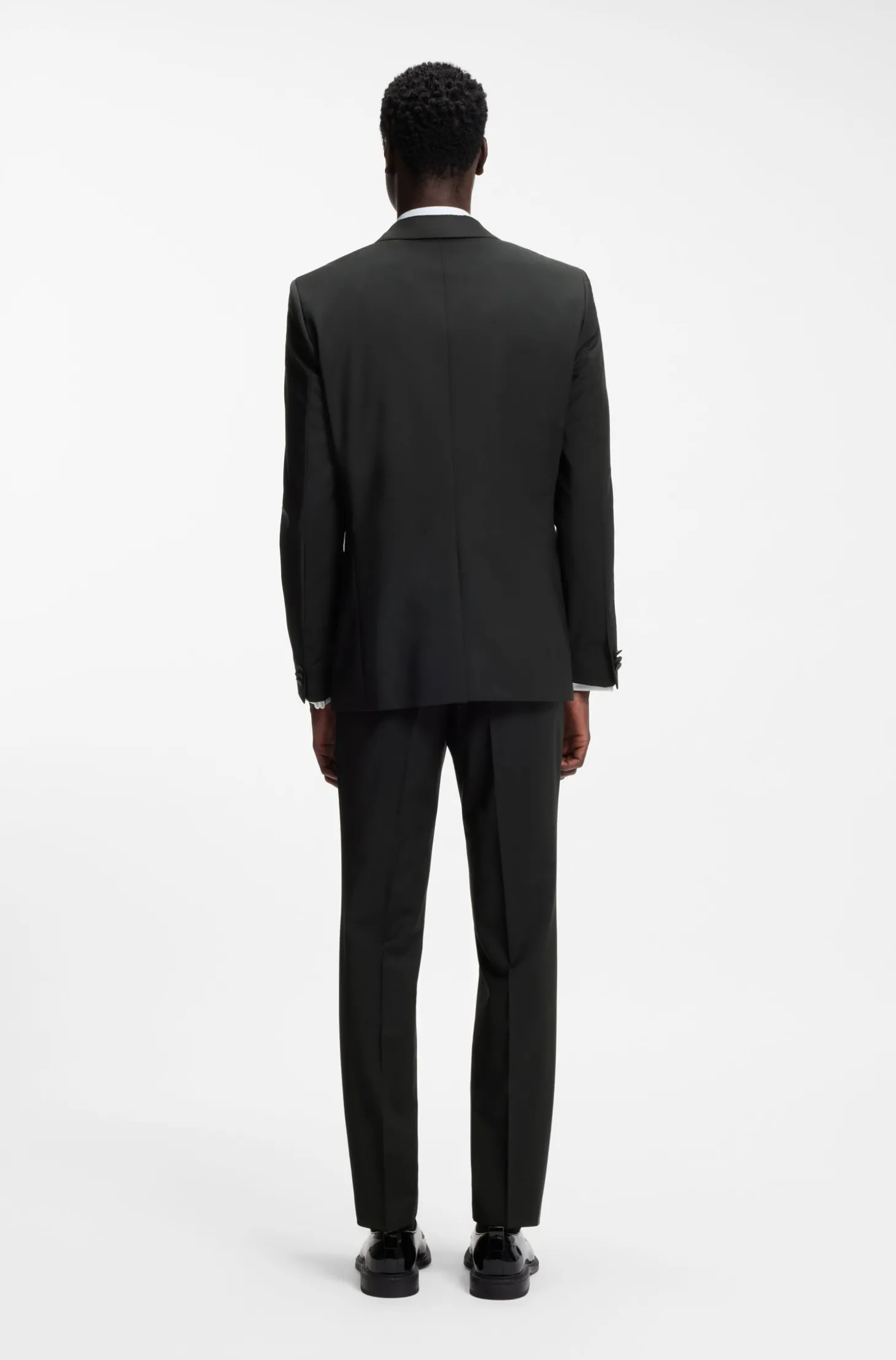 Extra Slim-Fit Smoking-Jackett aus Woll-Mix