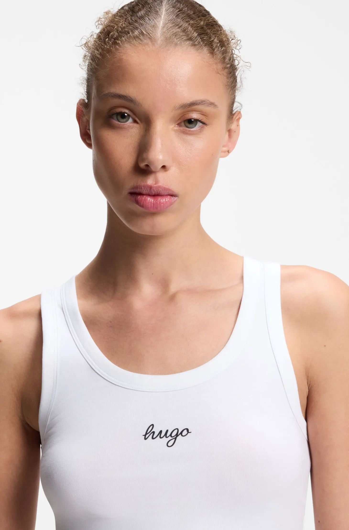 Extra Slim-Fit Tanktop mit Logo-Print