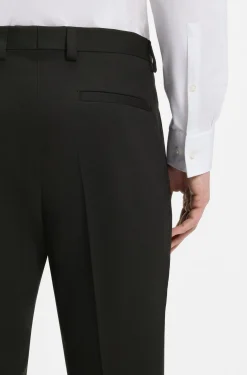 Extra Slim-Fit Twill-Hose aus Woll-Mix