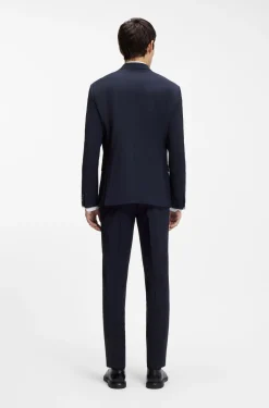 Extra Slim-Fit Zweiteiler aus Woll-Mix