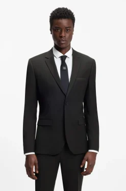 Extra Slim-Fit Zweiteiler aus Woll-Mix