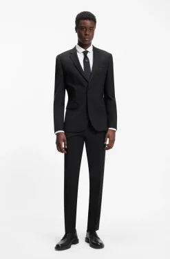 Extra Slim-Fit Zweiteiler aus Woll-Mix
