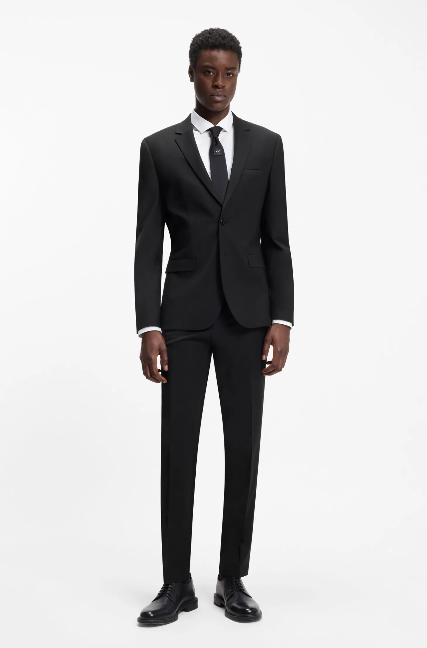 Extra Slim-Fit Zweiteiler aus Woll-Mix