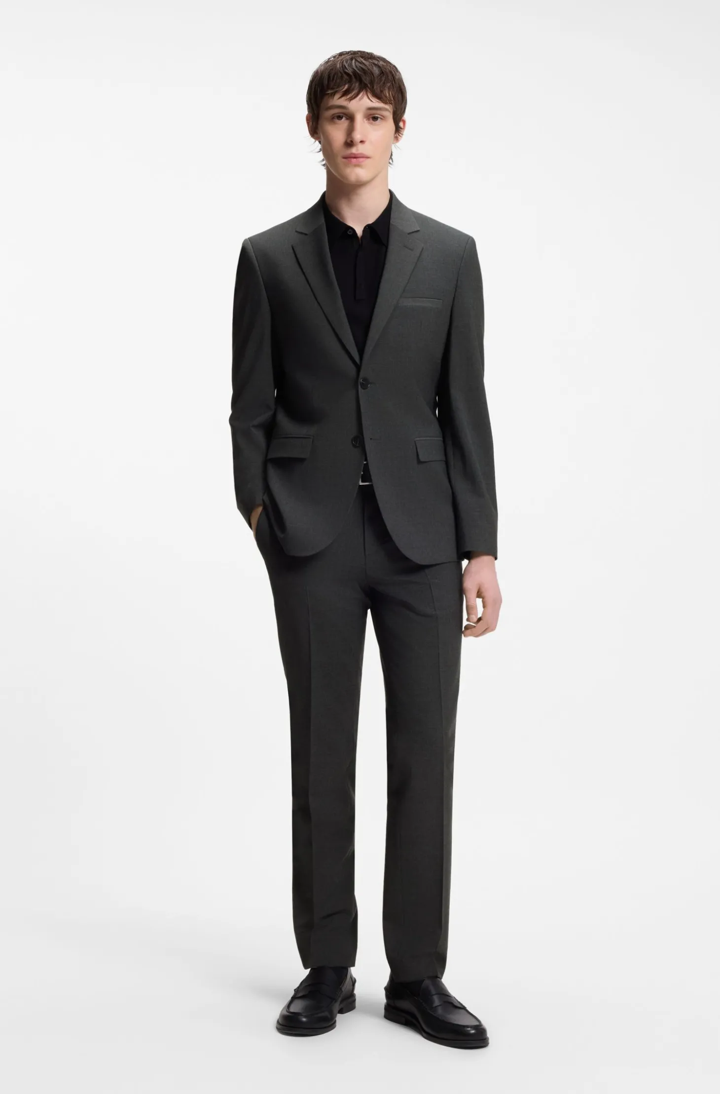 Extra Slim-Fit Zweiteiler aus Woll-Mix
