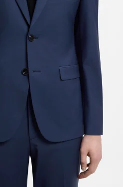 Extra Slim-Fit Zweiteiler aus Woll-Mix