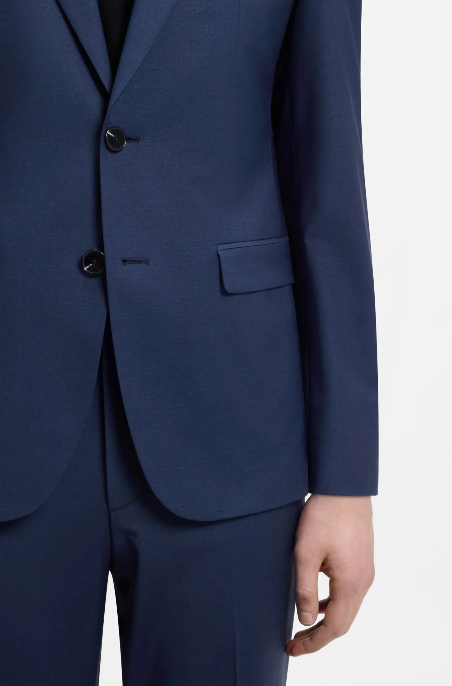 Extra Slim-Fit Zweiteiler aus Woll-Mix