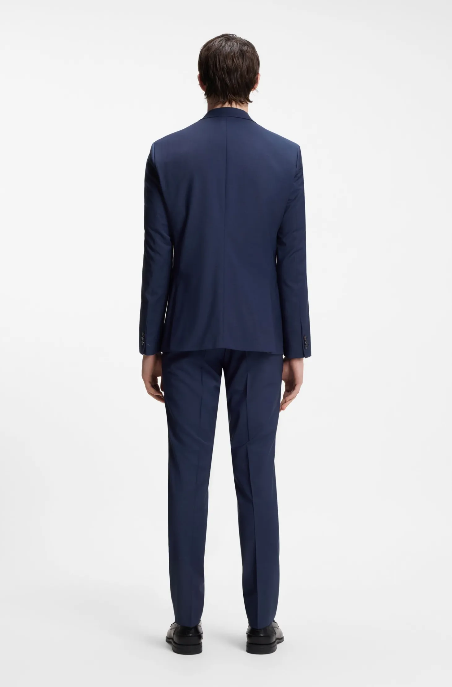 Extra Slim-Fit Zweiteiler aus Woll-Mix