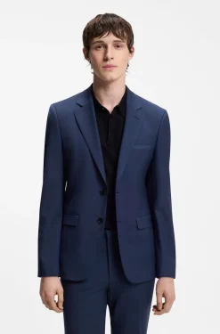 Extra Slim-Fit Zweiteiler aus Woll-Mix