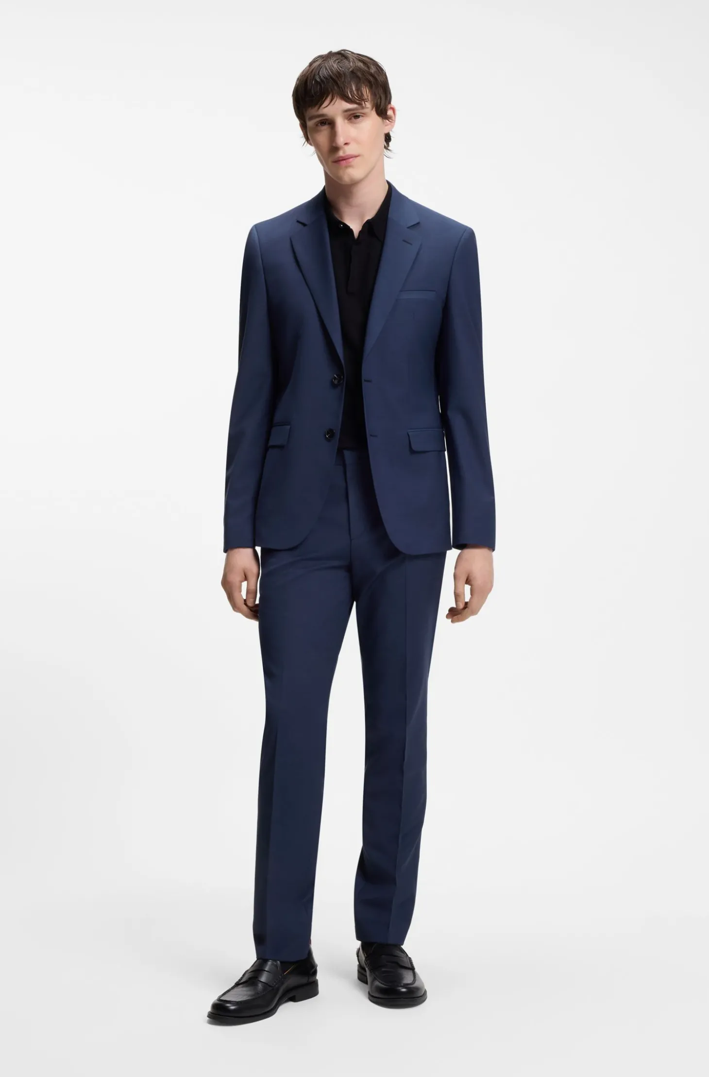 Extra Slim-Fit Zweiteiler aus Woll-Mix