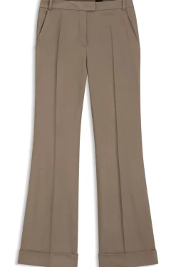 Flared-Fit Hose aus Stretch-Gabardine