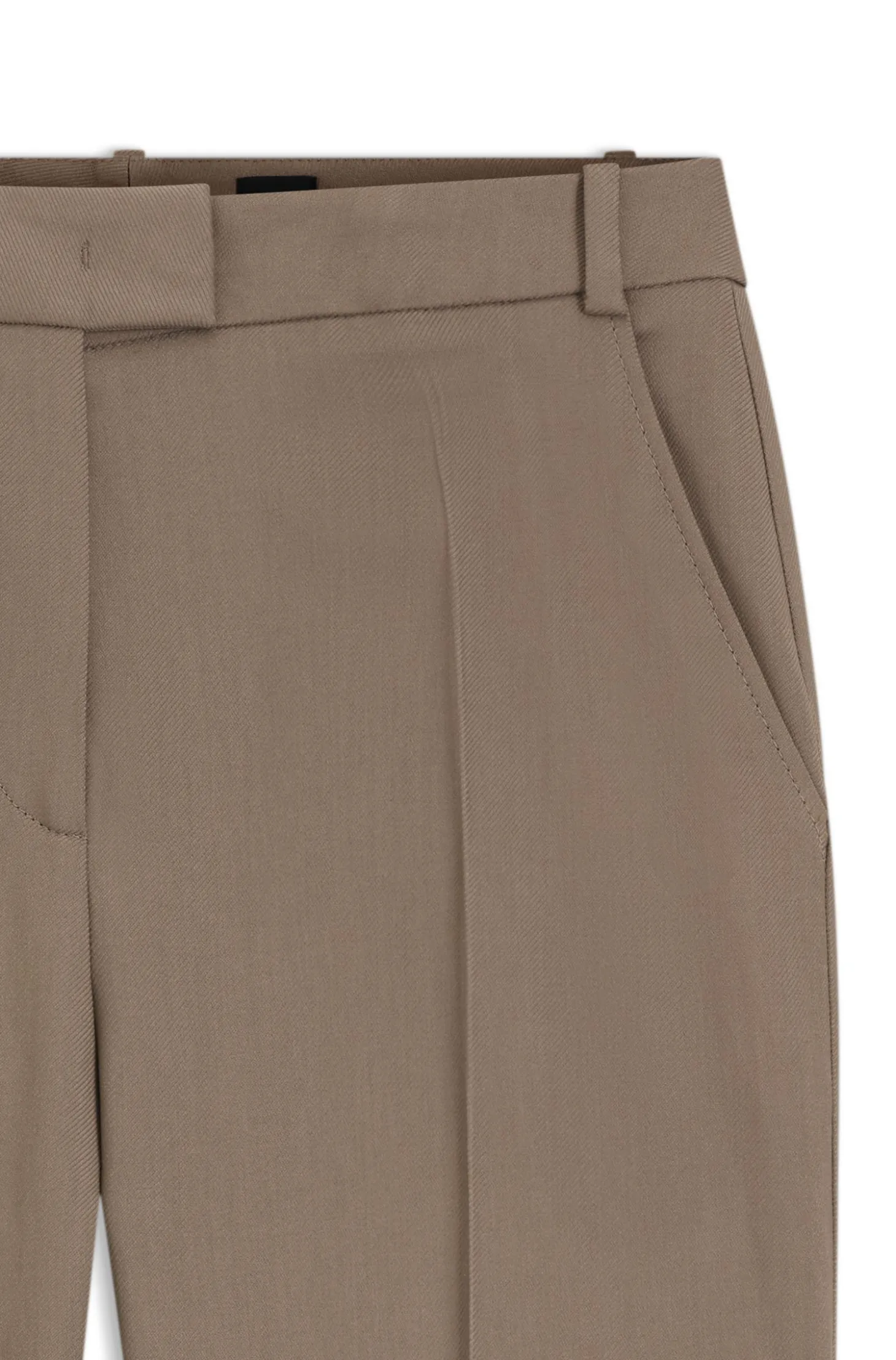 Flared-Fit Hose aus Stretch-Gabardine