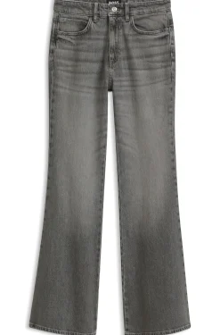 Flared-Fit Jeans aus Stretch-Denim in Marmor-Optik