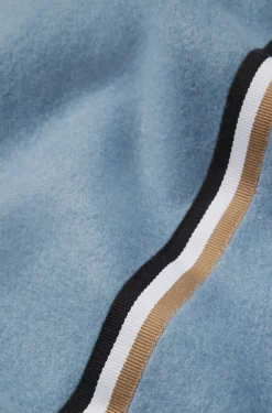 Fleece-Überwurf mit Signature-Streifen-Band
