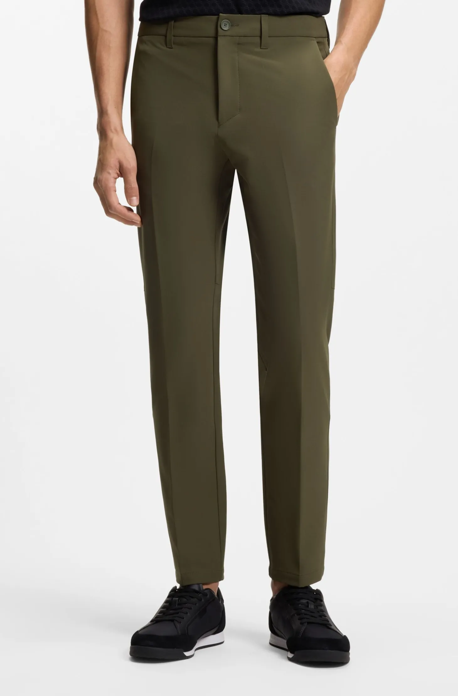 Funktionelle Slim-Fit Hose mit Vier-Wege-Stretch