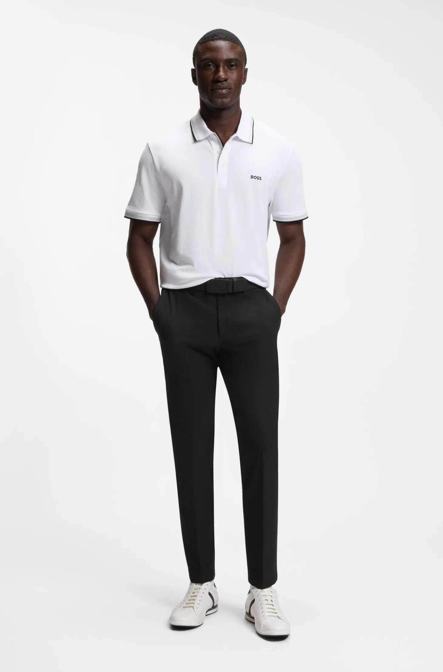 Funktionelle Slim-Fit Hose mit Vier-Wege-Stretch