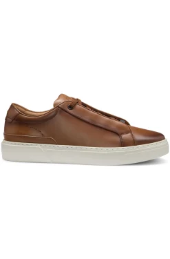 Gary Sneakers aus gebürstetem Leder mit elastischen Schnürsenkeln