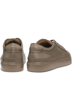 Gary Sneakers aus gebürstetem Leder mit elastischen Schnürsenkeln