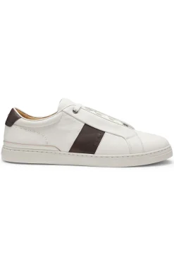 Gary Sneakers aus Leder mit Kontrast an der seitlichen Partie