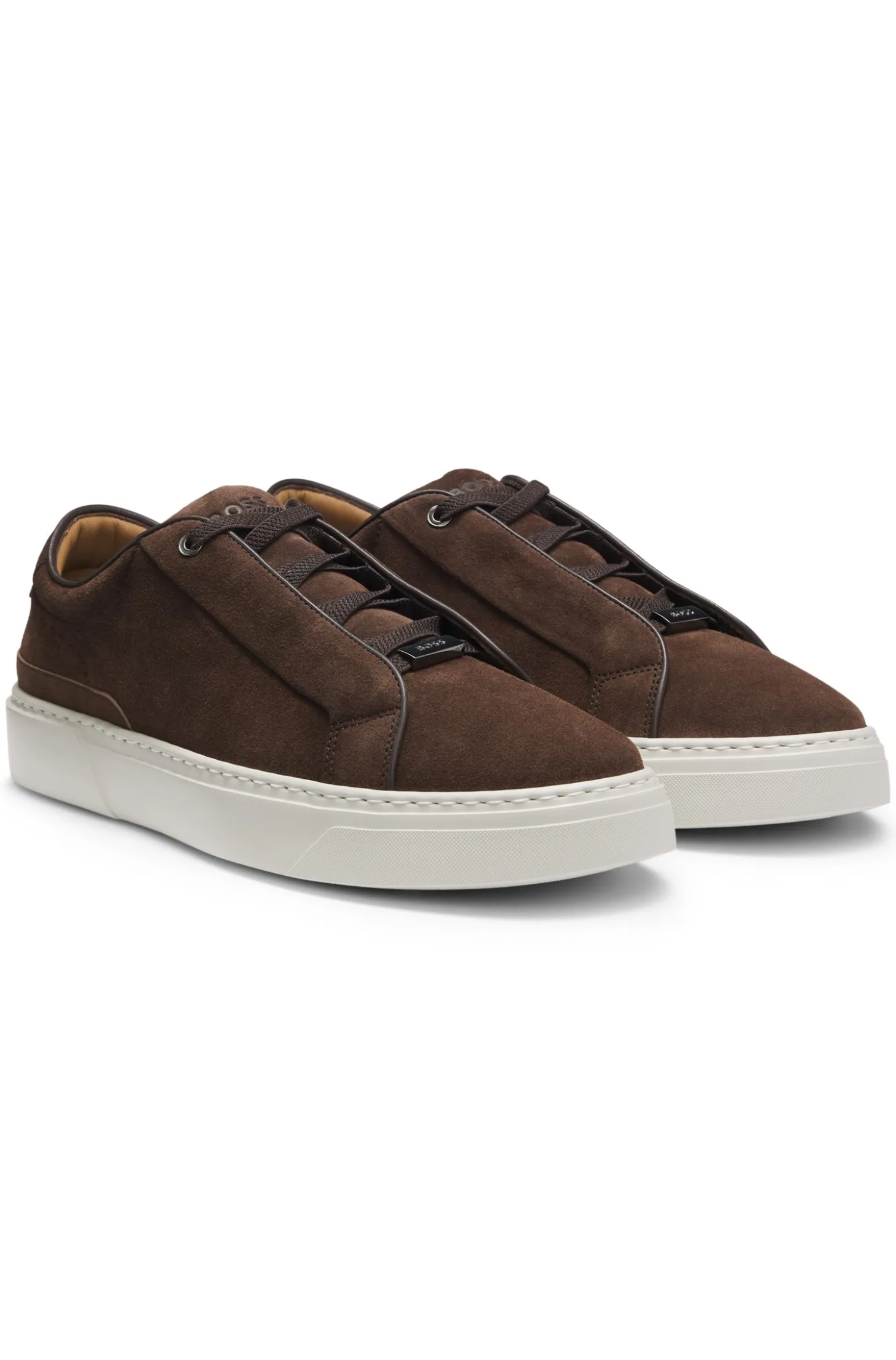 Gary Sneakers aus Veloursleder mit elastischem Schnürsystem