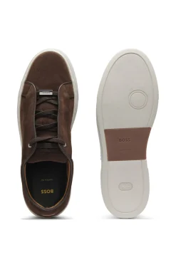 Gary Sneakers aus Veloursleder mit elastischem Schnürsystem