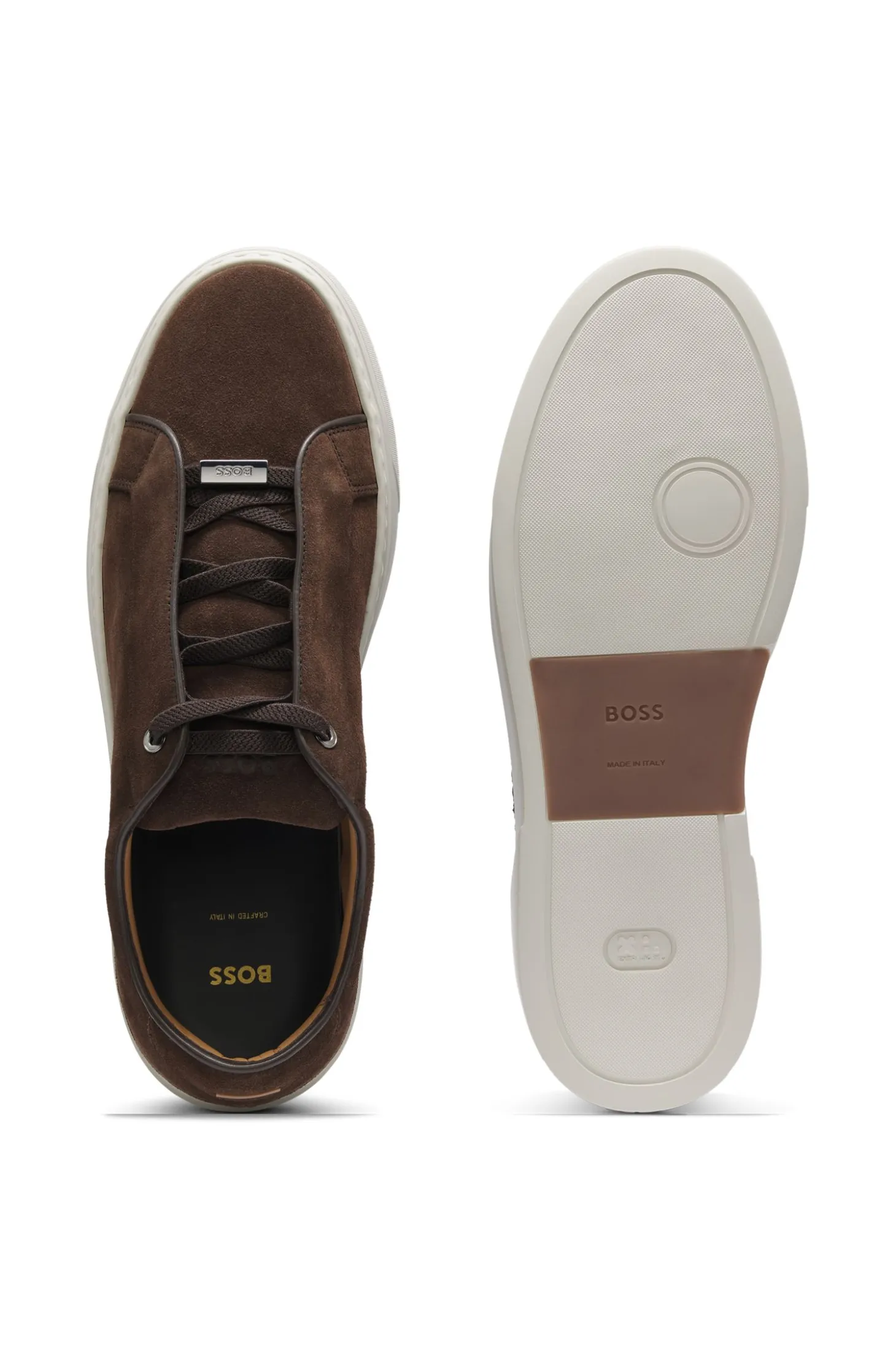 Gary Sneakers aus Veloursleder mit elastischem Schnürsystem