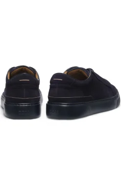 Gary Sneakers aus Veloursleder mit elastischem Schnürsystem