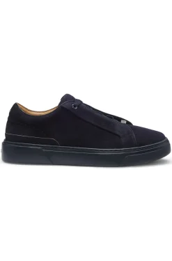 Gary Sneakers aus Veloursleder mit elastischem Schnürsystem