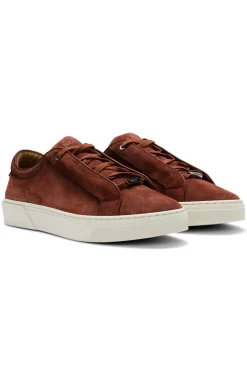 Gary Sneakers aus Veloursleder mit elastischem Schnürsystem