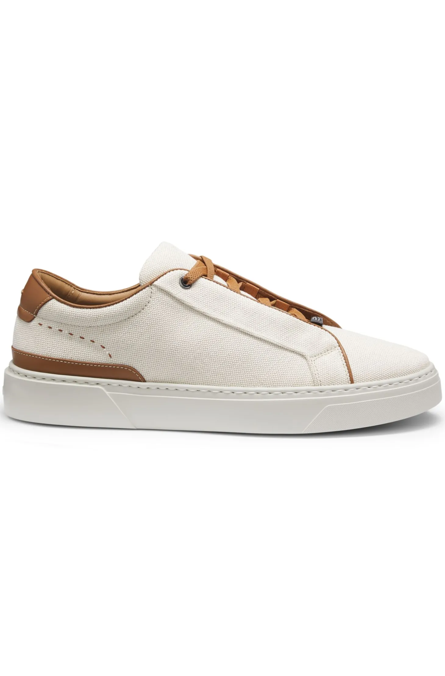 Gary Sneakers mit Canvas-Obermaterial und Lederbesatz
