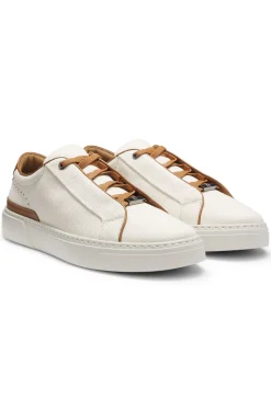 Gary Sneakers mit Canvas-Obermaterial und Lederbesatz