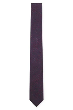 Gemusterte Krawatte aus Seiden-Jacquard