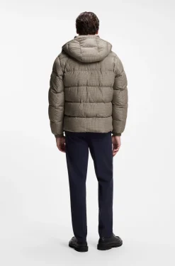 Gemusterte legere Jacke für modernes Layering