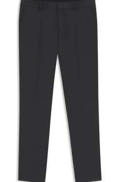 Gemusterte Slim-Fit Hose aus Schurwolle