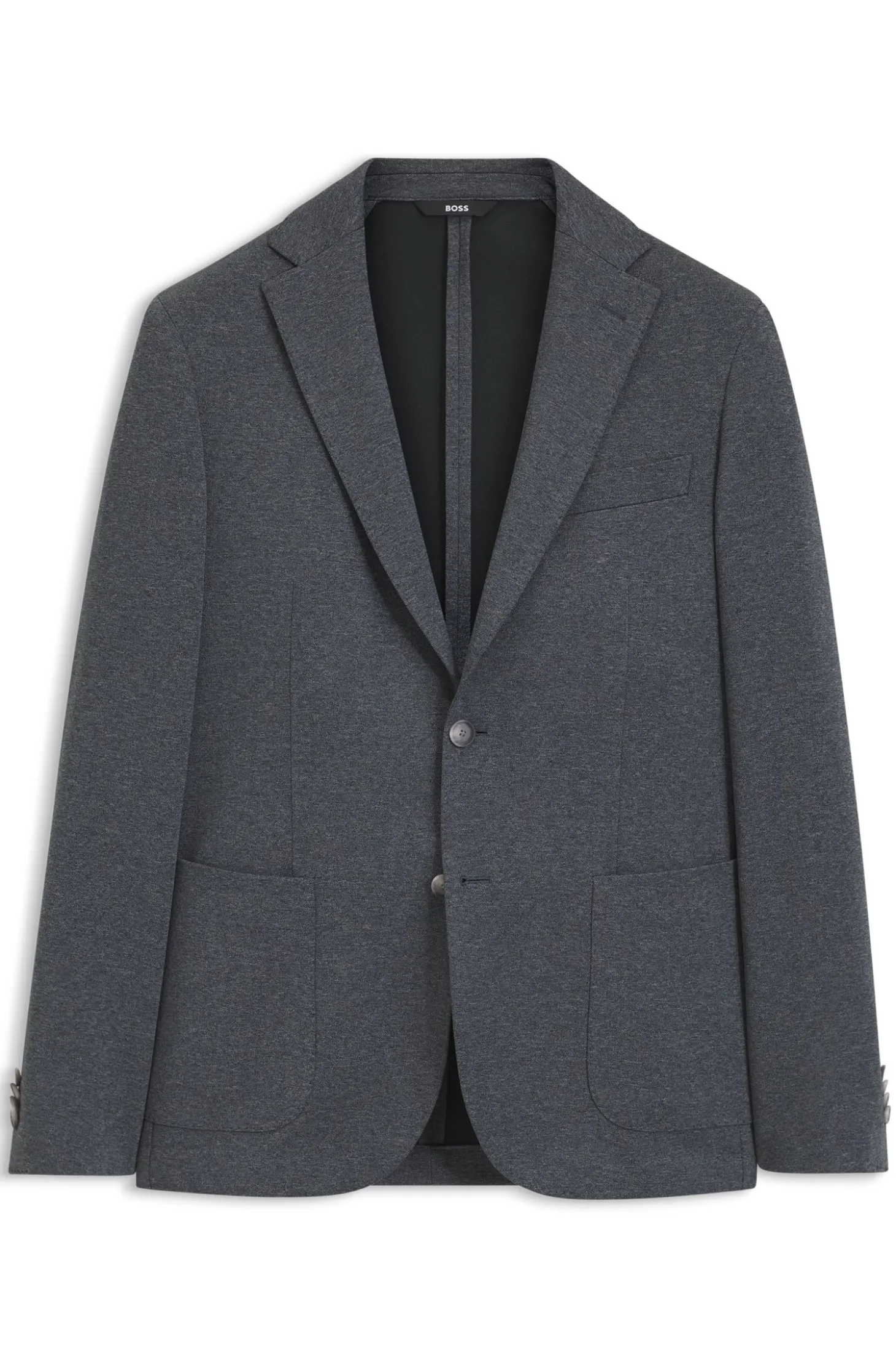 Gemustertes Slim-Fit Sakko aus Stretch-Gewebe