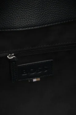 Genarbte Hobo Bag mit Double-B-Monogramm
