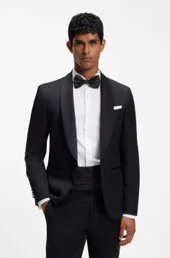 Geschenk-Set mit Fliege und Kummerbund aus Seide