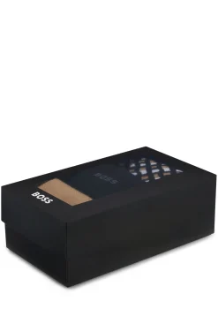 Geschenk-Set mit mittelhohen Socken im Dreierpack