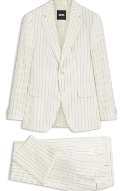 Gestreifter Slim-Fit Zweiteiler