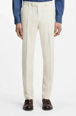 Gestreifter Slim-Fit Zweiteiler