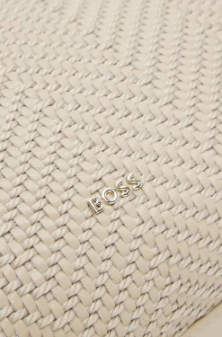 Gewebte Umhängetasche mit Double-B-Monogramm