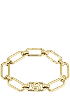Goldfarbenes Armband mit Double-B-Monogramm